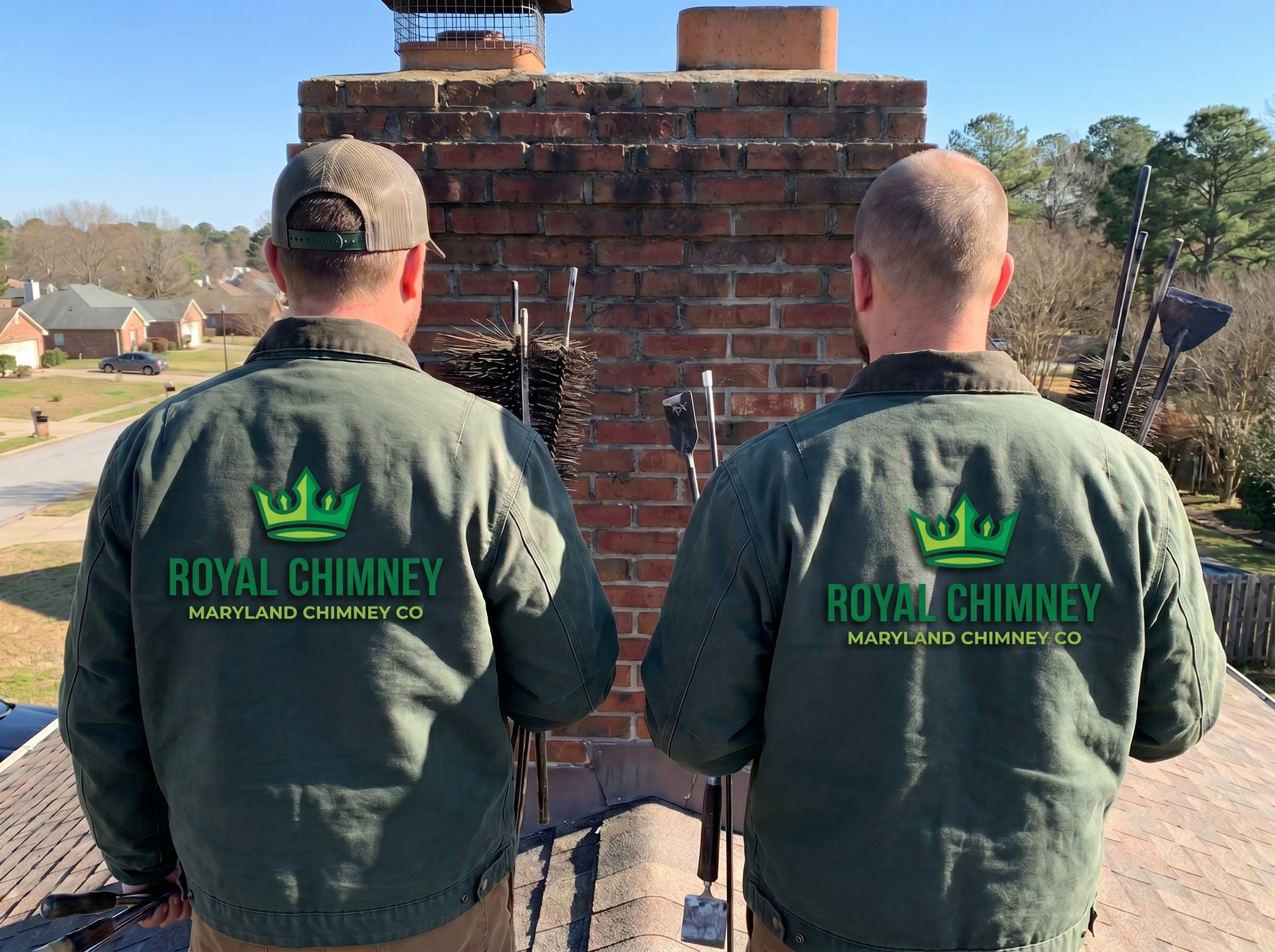 Royal Chimney chimney sweep technicians in Maryland